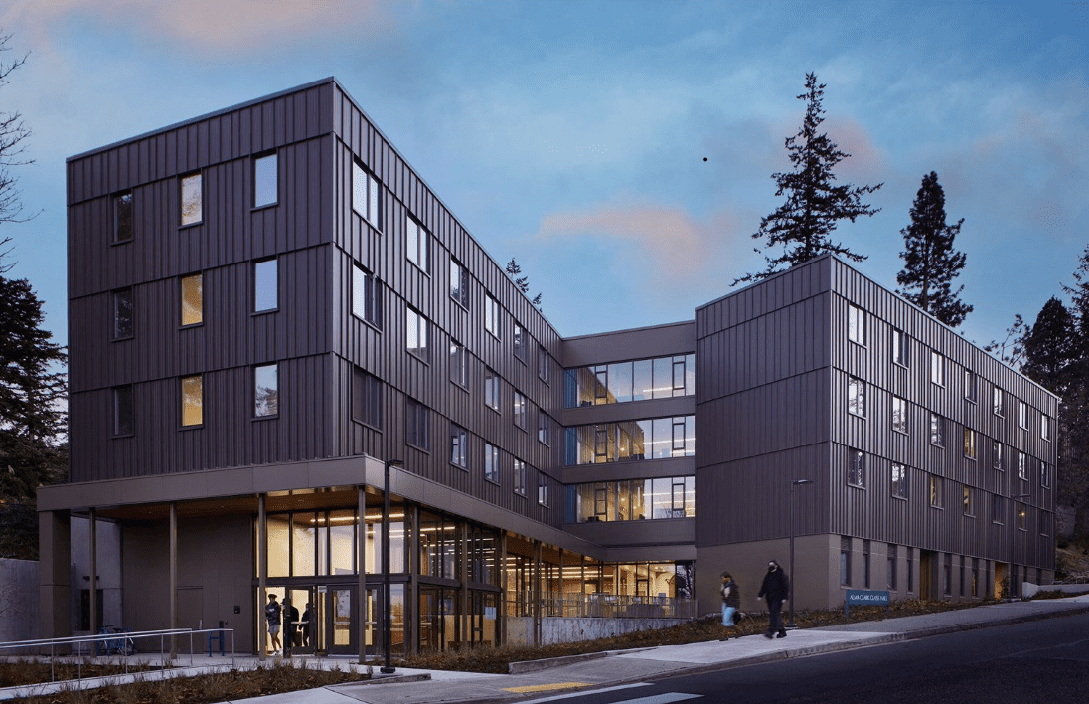 WWU Alma Clark Glass Hall GK Knutson